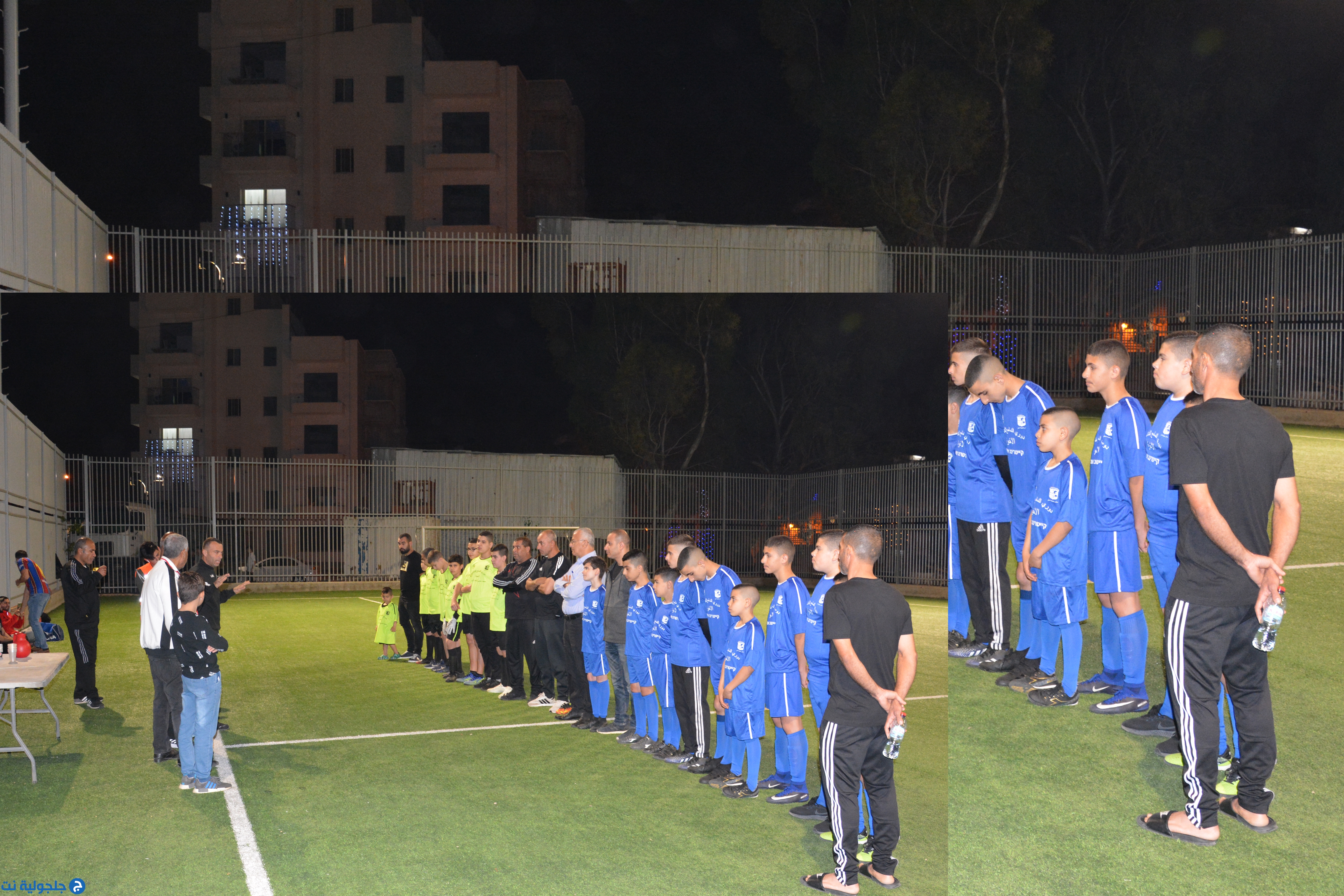 افتتاح دوري التسامج للناشئين في جلجولية 